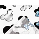 Tesatura de bumbac mickey / minnie mouse - Alb (1 Metru)