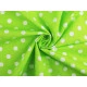 Țesătură de bumbac / pânză buline - Albastru închis (1 Metru)