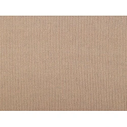 Tricot din bumbac cu nervuri / țesătură fină de pulover - Bej deschis (1 Metru)