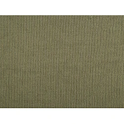 Tricot din bumbac cu nervuri / țesătură fină de pulover - Verde kaki (1 Metru)
