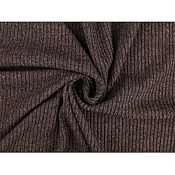 Tricot rochie/pulover cu nervuri - Roz vintage (1 Metru)