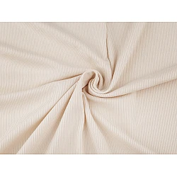 Tricot din bumbac - Bej deschis (1 Metru)