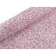 Țesătură de bumbac cu flori mărunte - Roz deschis (1 Metru)
