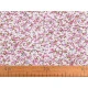 Țesătură de bumbac cu flori mărunte - Roz deschis (1 Metru)