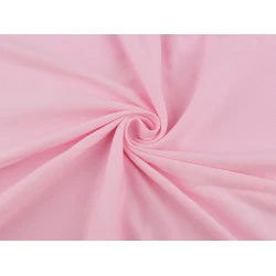 Bumbac tricotat uni latime 200 cm - Roz deschis (1 Metru)