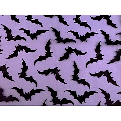 Tesatura din sifon lilieci - Mov deschis (1 Metru)