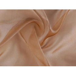 Organza decorativa lucioasa - Auriu închis (1 Metru)