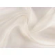 Organza decorativa lucioasa - Crem deschis (1 Metru)