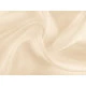 Organza decorativa lucioasa - Crem deschis (1 Metru)