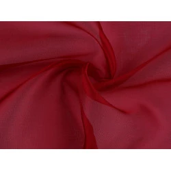 Organza decorativa lucioasa - Bordo (1 Metru)