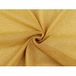 Tricot fin cu lurex - Auriu (1 Metru)
