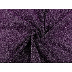 Tricot fin cu lurex - Violet (1 Metru)