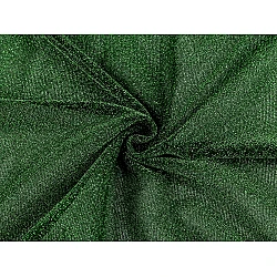 Tricot fin cu lurex - Verde (1 Metru)