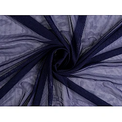 Țesătură șifon gros - Albastru închis (1 Metru)