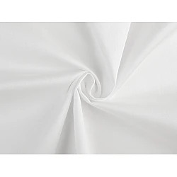 Satin din bumbac fin latime 305 cm - Alb (1 Metru)