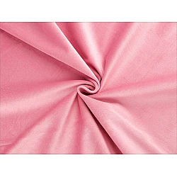 Catifea netedă, lățime 280 cm - Roz vintage (1 Metru)