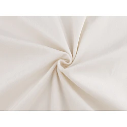 Catifea netedă, lățime 280 cm - Crem foarte deschis (1 Metru)