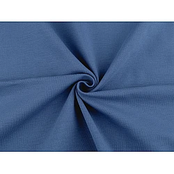 Tricot bumbac pentru articole sportive - Albastru delta (1 Metru)