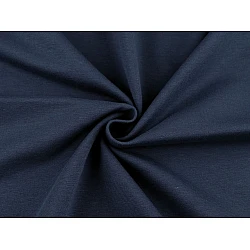 Tricot bumbac pentru articole sportive - Albastru închis (1 Metru)