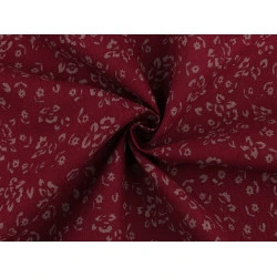 Țesătură de bumbac / pânză subțire - Vișiniu (1 Metru)