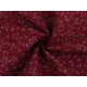 Țesătură de bumbac / pânză subțire - Vișiniu (1 Metru)