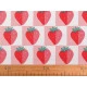 Țesătură de bumbac/pânză căpșuni - Roz (1 Metru)