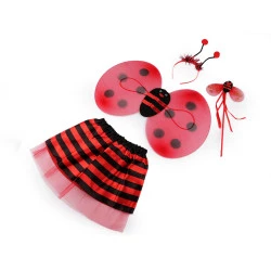 Costum de carnaval - gargarita, albina - Roșu (1 Set)