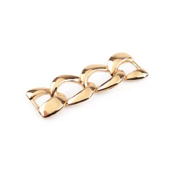 Lanț de design pentru decorarea hainelor, accesoriilor și costumelor de baie 2,1x6,2 cm - Auriu rose (1 Bucată)
