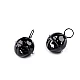 Clopot dovleac de halloween ø24 mm - Negru (2 Bucăți)