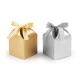 Cutie cadou cu panglica - Auriu (12 Bucăți)