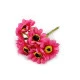 Floare artificială pe sârmă - Galben (6 Bucăți) Floare artificială pe sârmă - Galben (6 Bucăți)
