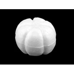 Dovleac polistiren 4x5,5 cm - Alb (20 Bucăți)