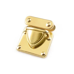 Set inchizatoare geanta 36x33 mm - Auriu deschis (5 Seturi)