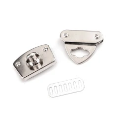 Închizătoare geantă 32x37 mm - Nichel (1 Set)