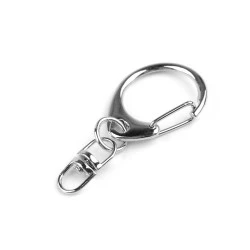 Carabina metalica cu pivot 26x54 mm - Nichel (15 Bucăți)