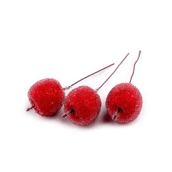 Mere artificiale înghețate - Roșu (10 Bucăți)