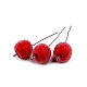 Mere artificiale înghețate - Roșu (3 Bucăți)