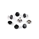 Capse / nituri ø8 mm - Negru (100 Perechi)