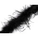Boa - pene de strut 21-24 g lungime 1,8 m - Alb (1 Bucată)