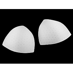 Cupe / bureți sutien cu perforații 36 - Alb (1 Pereche)