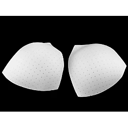 Cupe / bureți sutien cu perforații 48 - Alb (1 Pereche)