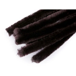 Sârmă plușată pentru modelare ø10 mm, lungime 30 cm - Maro (10 Bucăți)