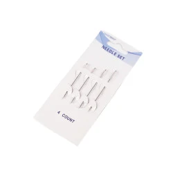 Ace pentru coaserea manuală a materialelor mai grosiere - Nichel (1 Card)