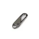 Carabina metalica / tragator fermoar - Nichel negru (10 Bucăți) Carabina metalica / tragator fermoar - Nichel negru (10 Bucăți)
