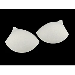 Cupe / bureți sutien / corsete cu perforații, marimea 34 - Off white (1 Pereche)