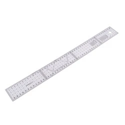 Rigla flexibila 5x50 cm - Transparent (1 Bucată)