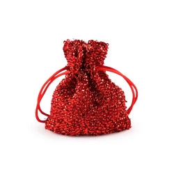 Saculet cadou 8x10 cm - Roșu (10 Bucăți)