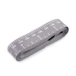 Metru de croitorie din satin - Gri neutral (1 Bucată)