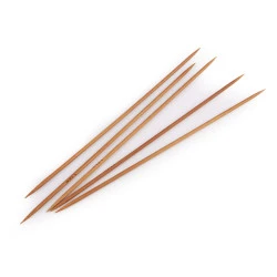 Andrele din bambus pentru șosete nr 2; 2,5; 3; 3,5; 4.5 - Bambus închis (1 Set)