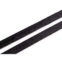 Maner din rafie pentru sacose usoare, pentru decor 1,2x40 cm - Negru (10 Bucăți)